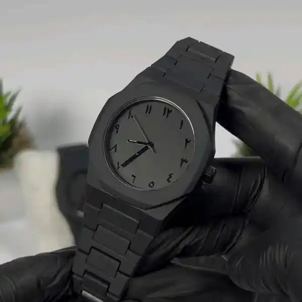 Black Arabic Aura Watch - Ksa Shopping Saudi Arabia