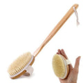 Bath Loofah with Long Wooden Stand - Ksa Shopping Saudi Arabia