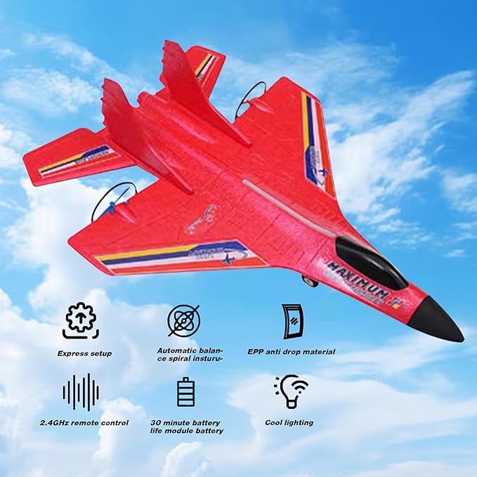 Airplane with Remote Controlled Flying Toy - Ksa Shopping Saudi Arabia