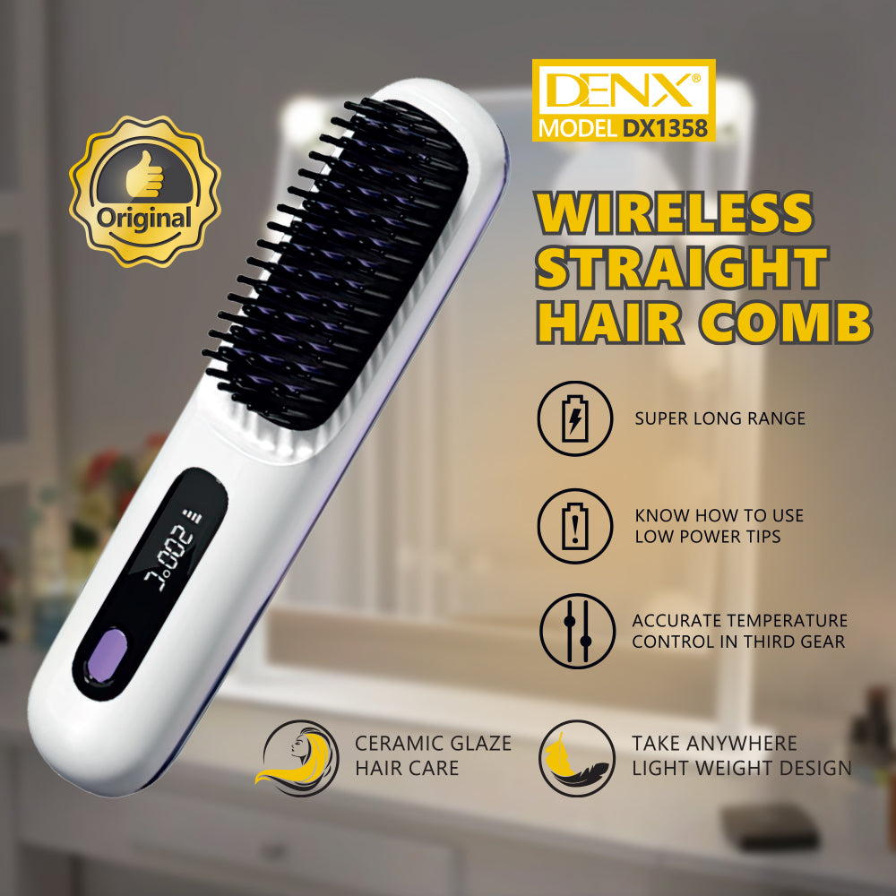 Wireless Straight Hair Comb - Ksa Shopping Saudi Arabia