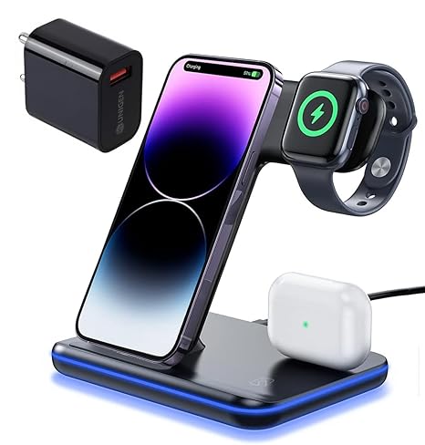 3-in-1 Wireless Charging Station - Ksa Shopping Saudi Arabia